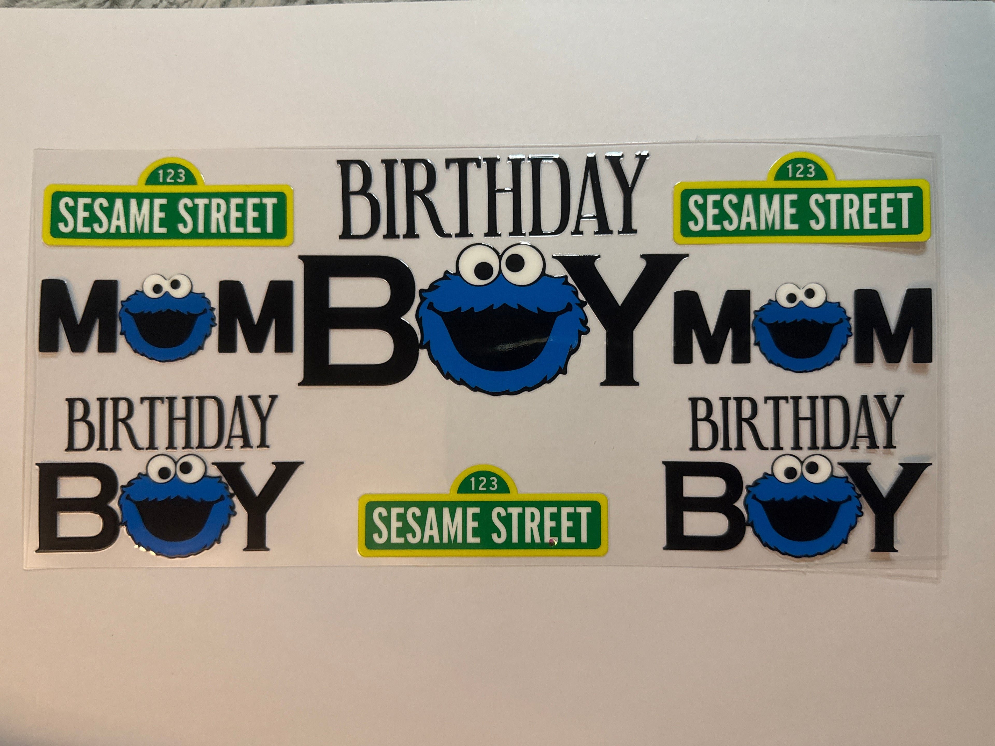 Elmo birthday boy mom