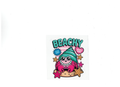 Glow in the dark beachy with crab