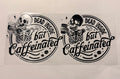 Skull dead inside but caffeinated