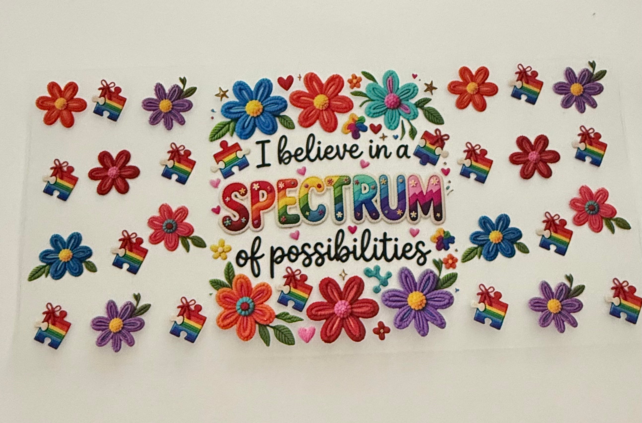 I believe in a spectrum of possibilities ￼