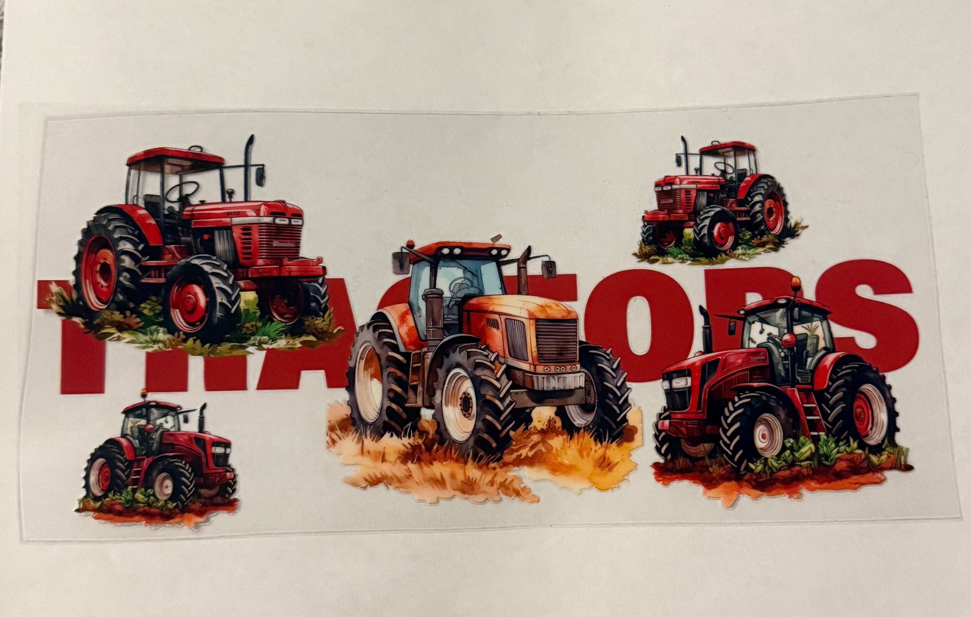 Red tractors