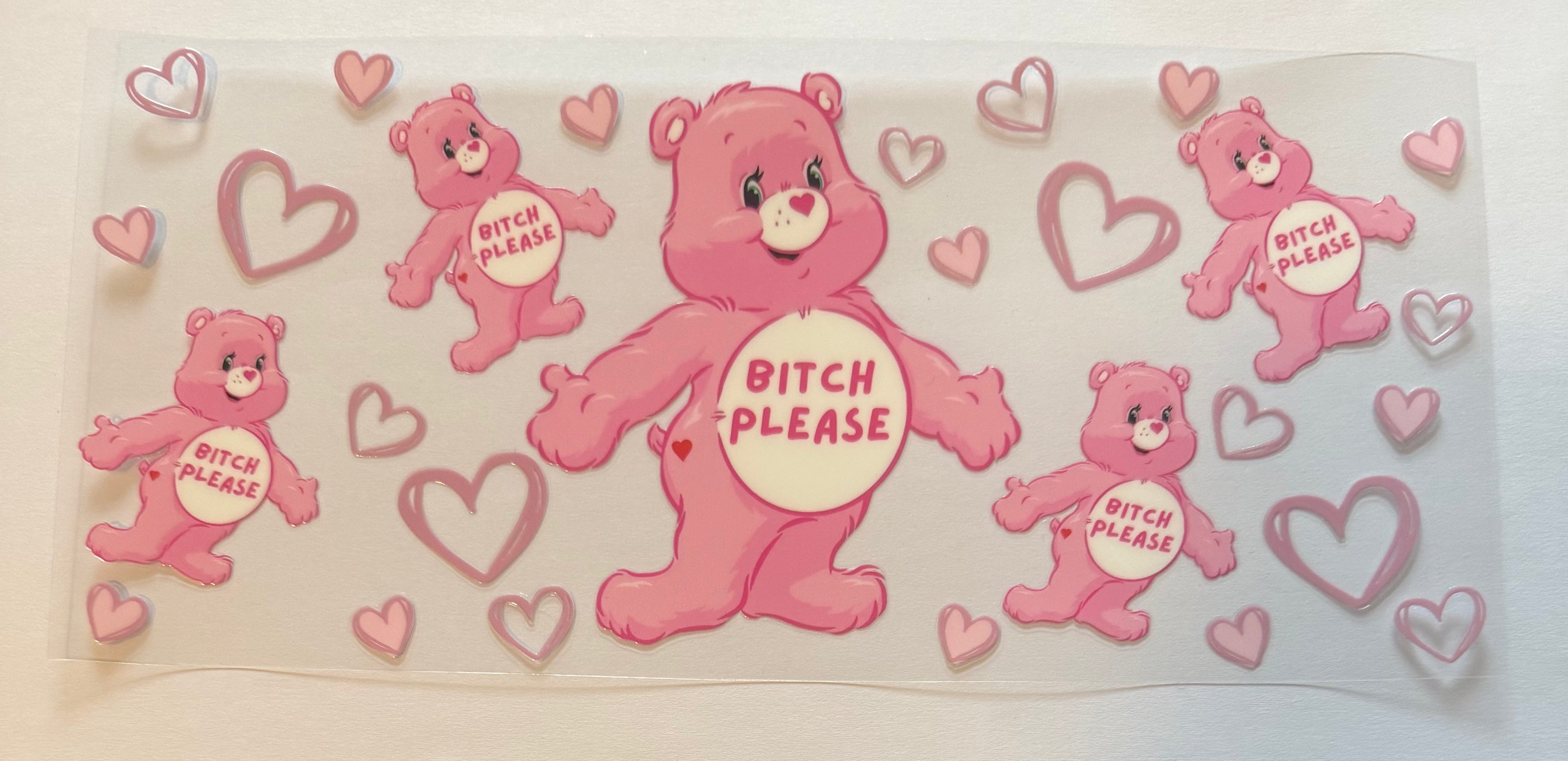 Adult pink care bear
