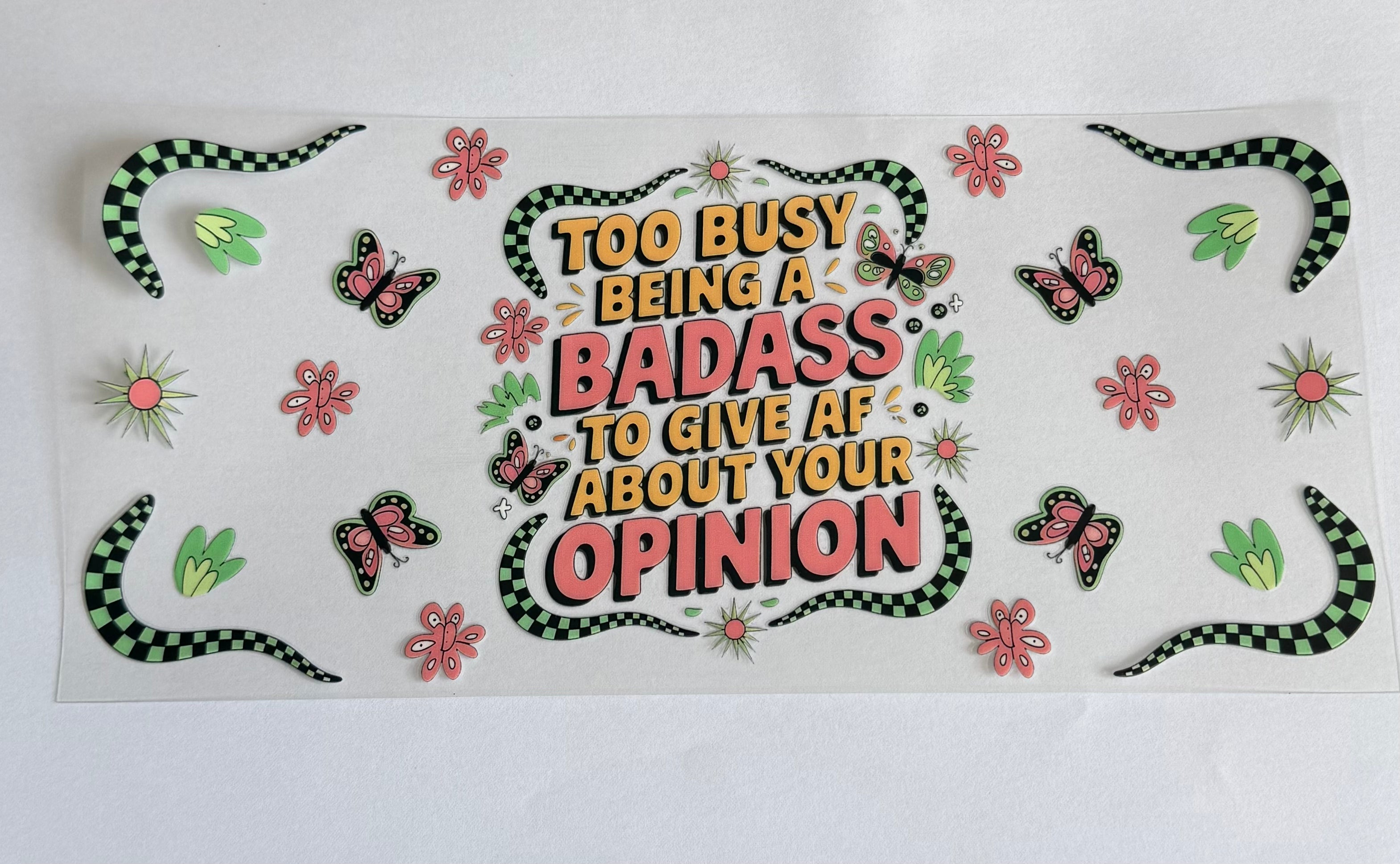 Too busy being a…