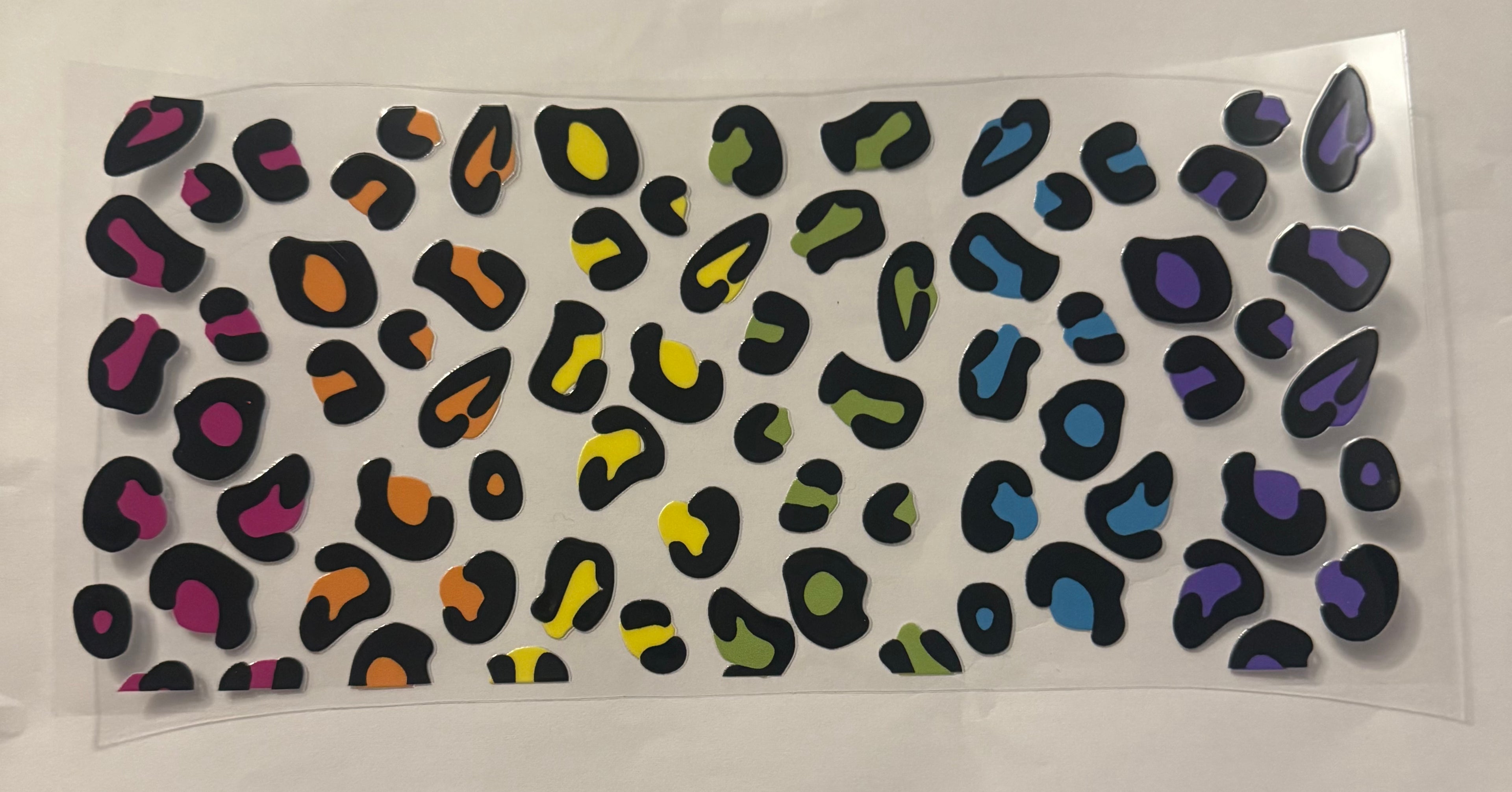 Rainbow cheetah print