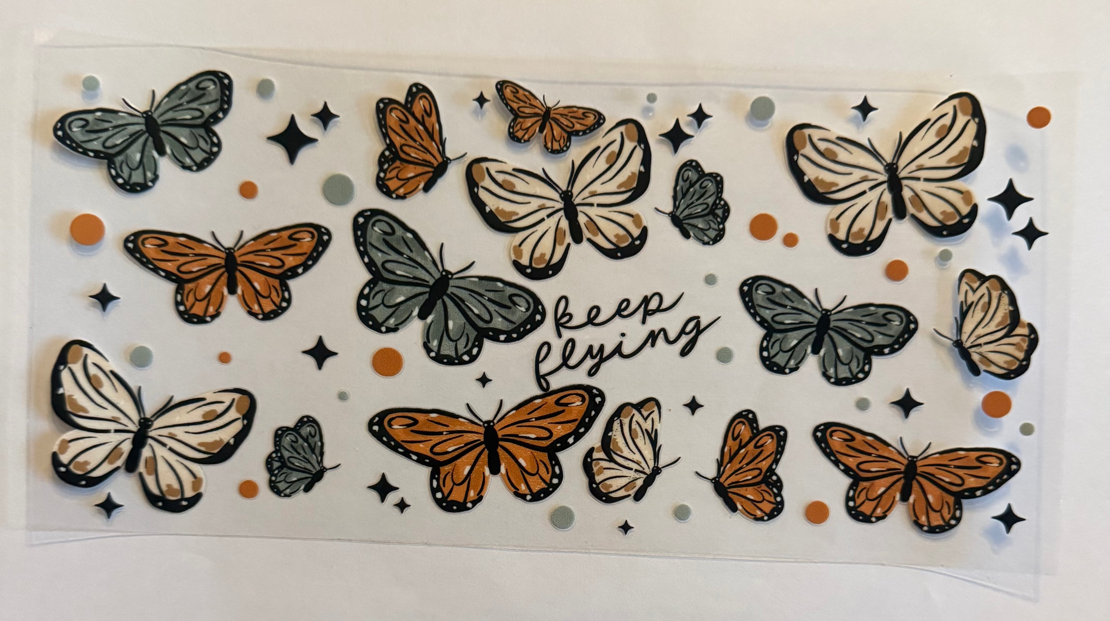Keep flying with butterflies
