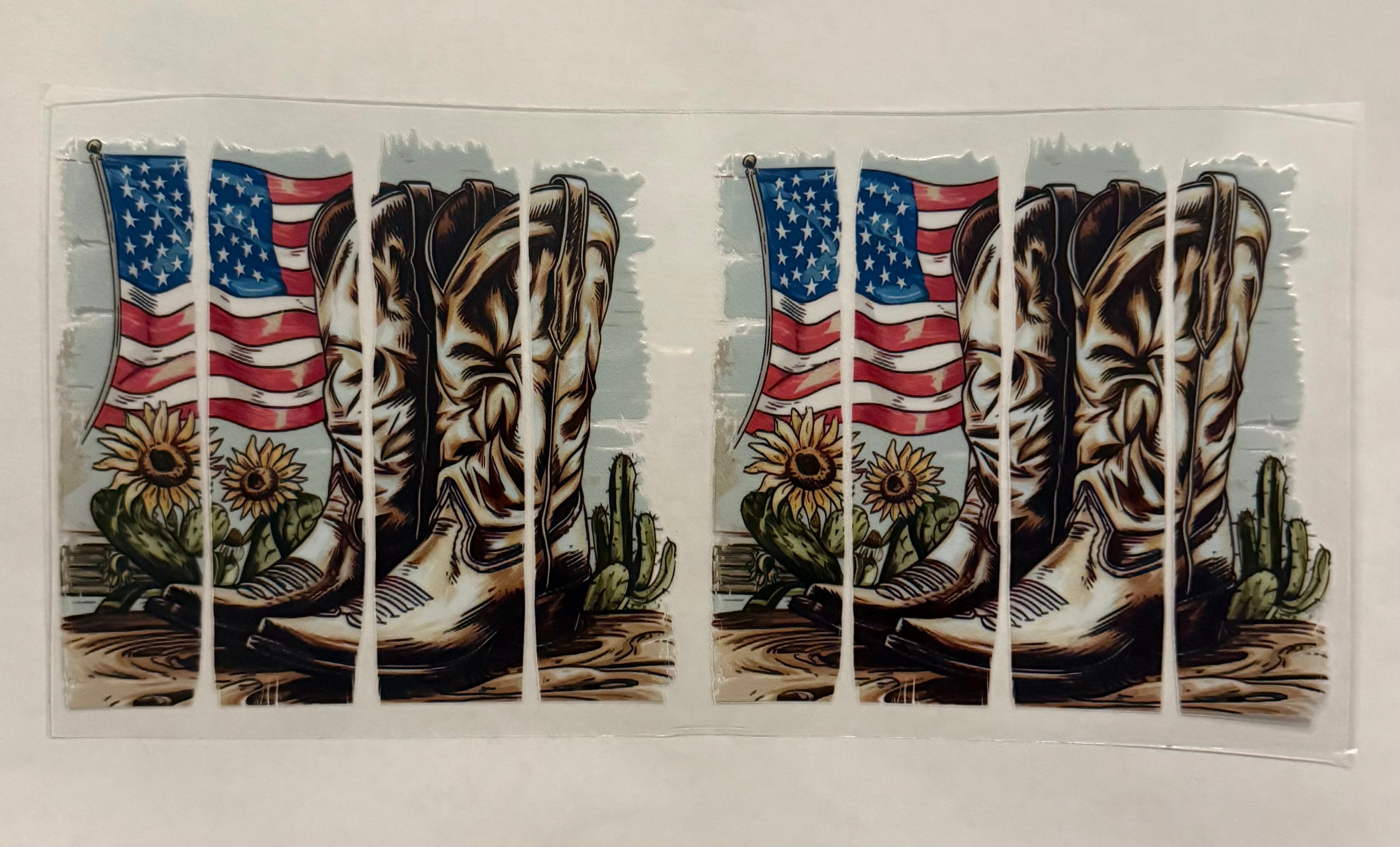 Flag and boots