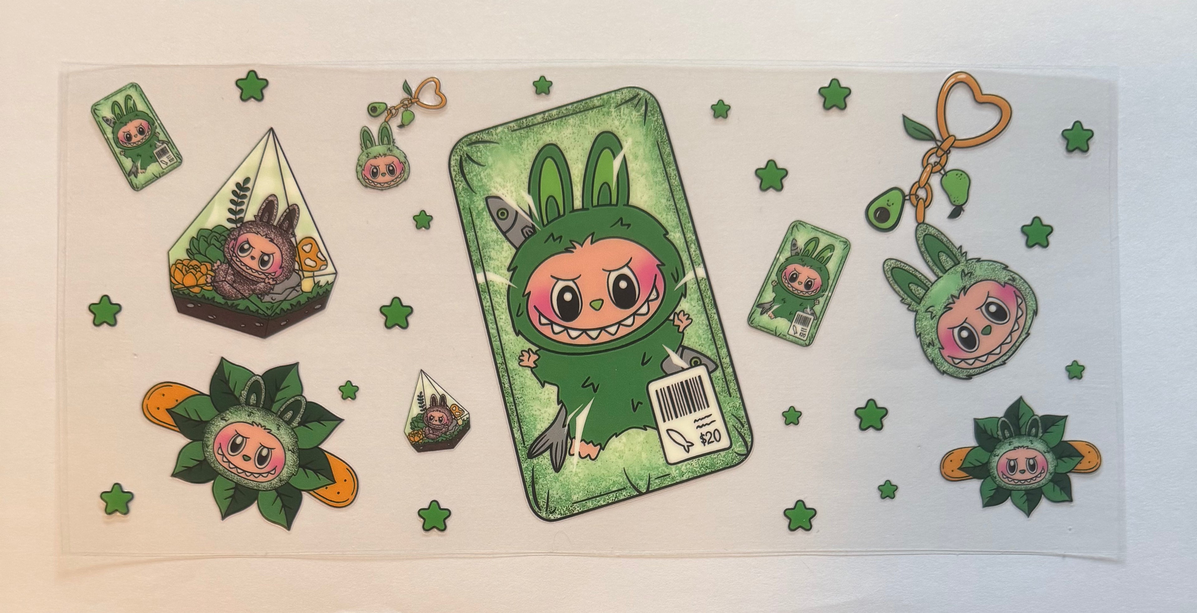 Green Labubu