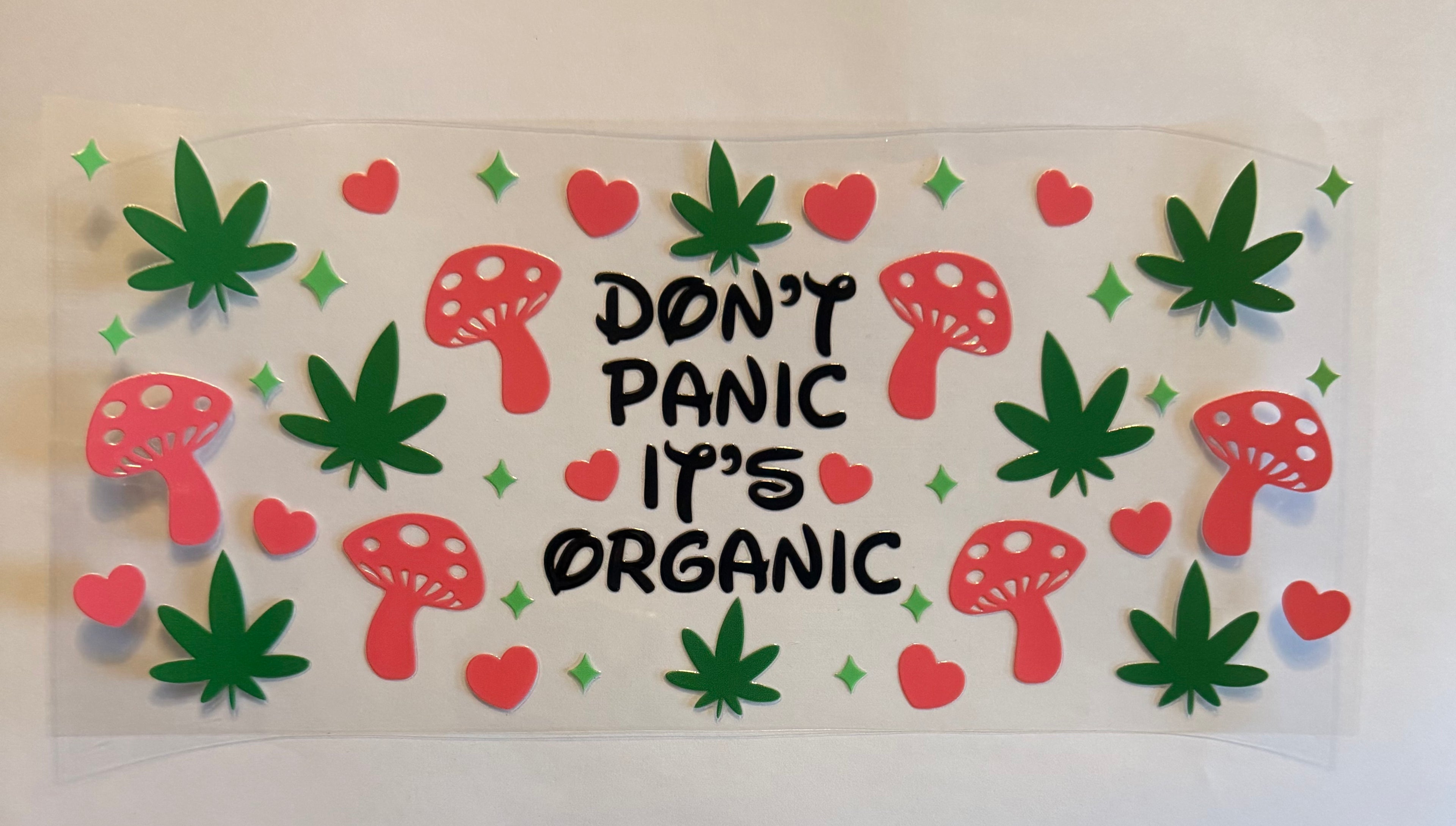 Don’t panic it’s organic with mushrooms