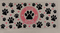 Dog mom with paws