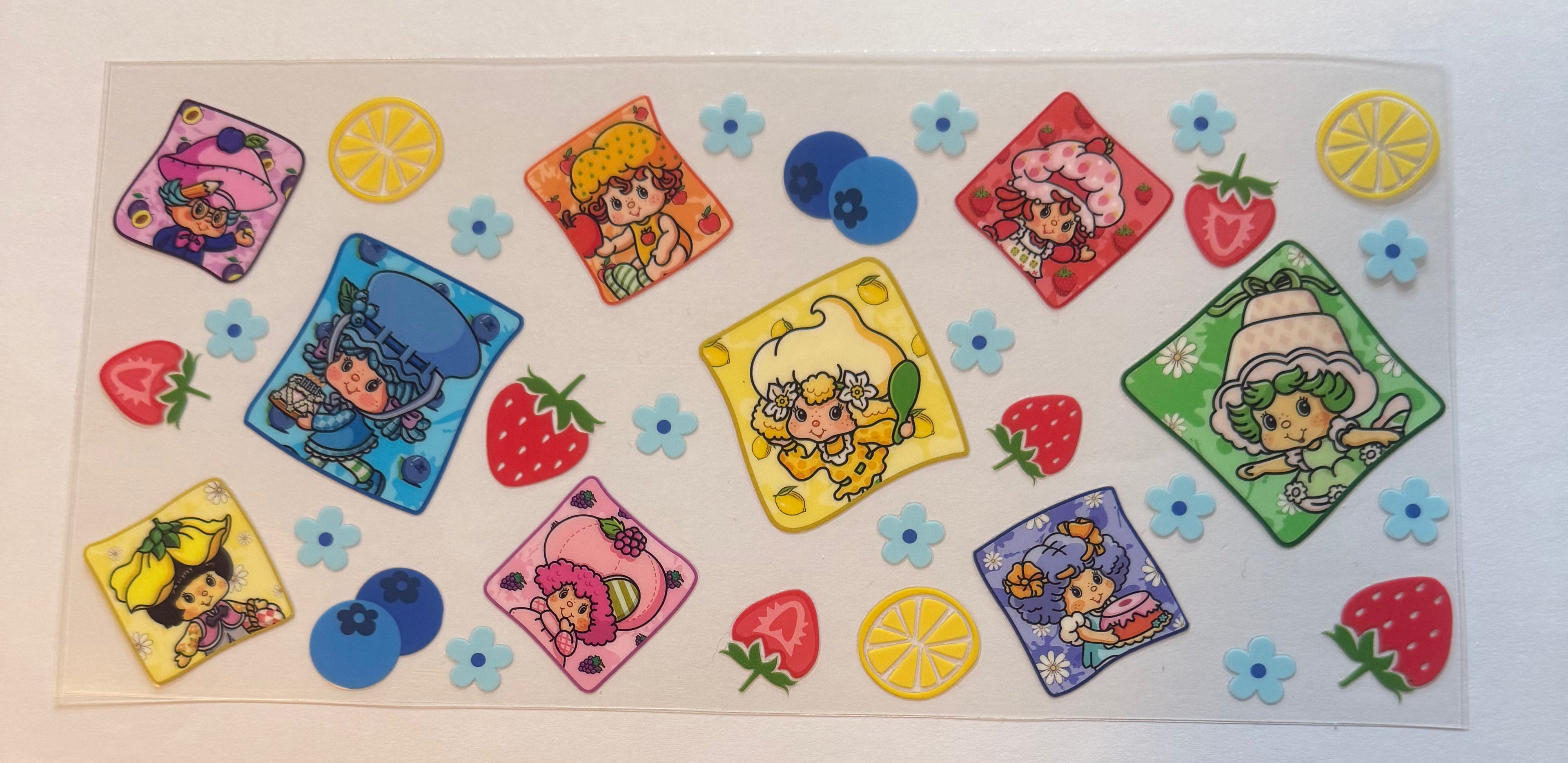 Strawberry shortcake and friends