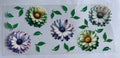 Flowers with leaves