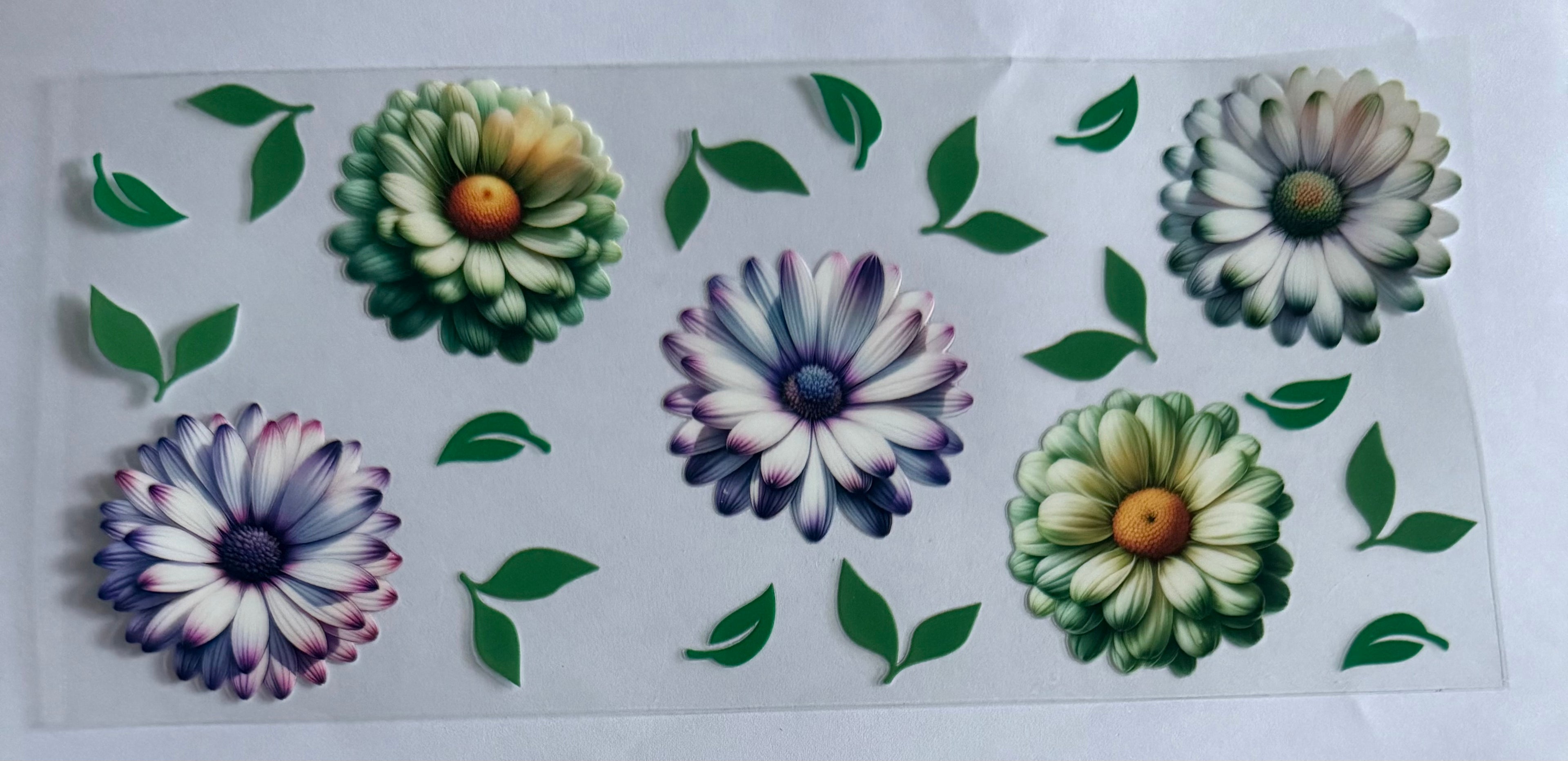 Flowers with leaves