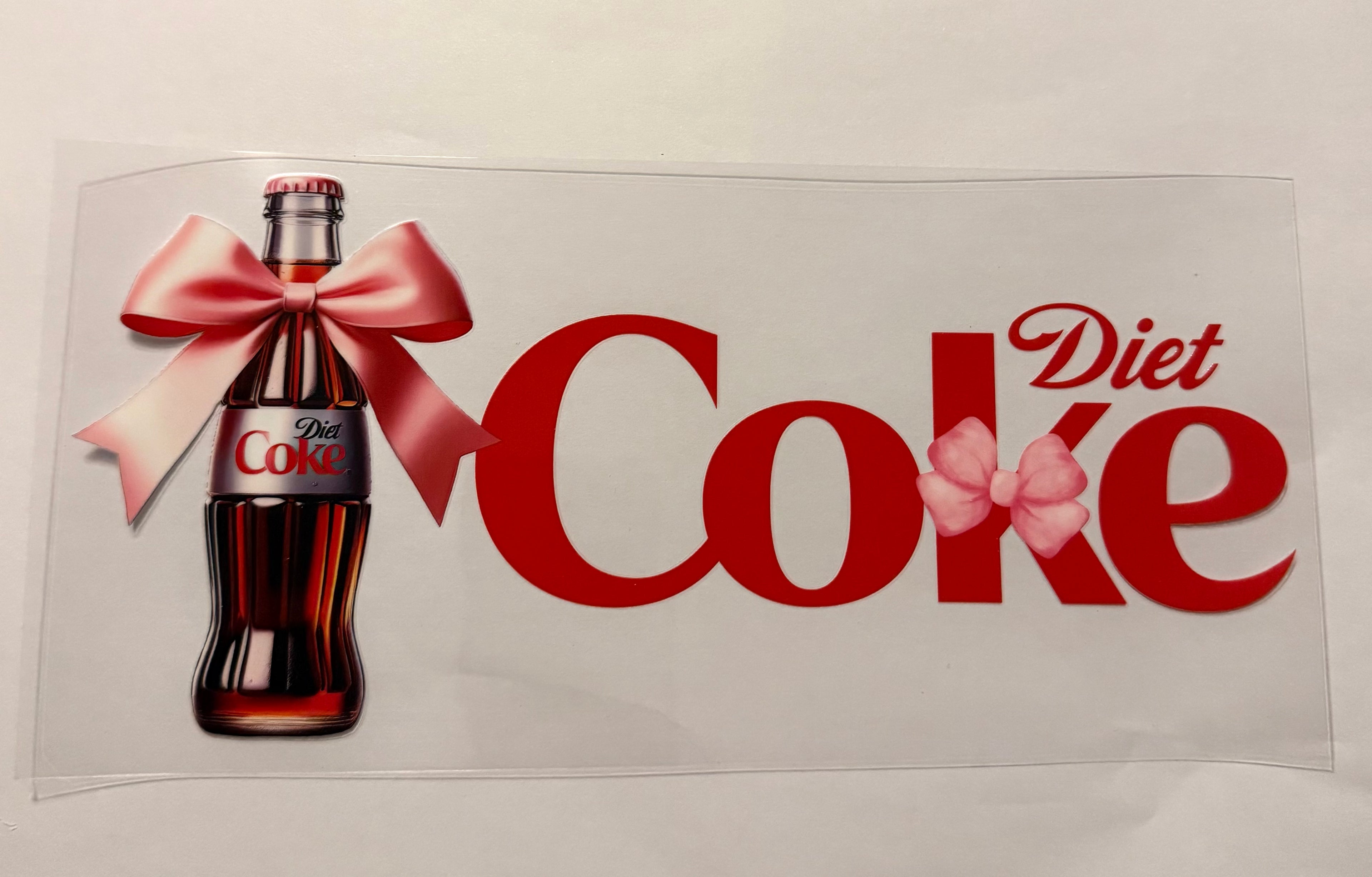 Diet Coke with Bow