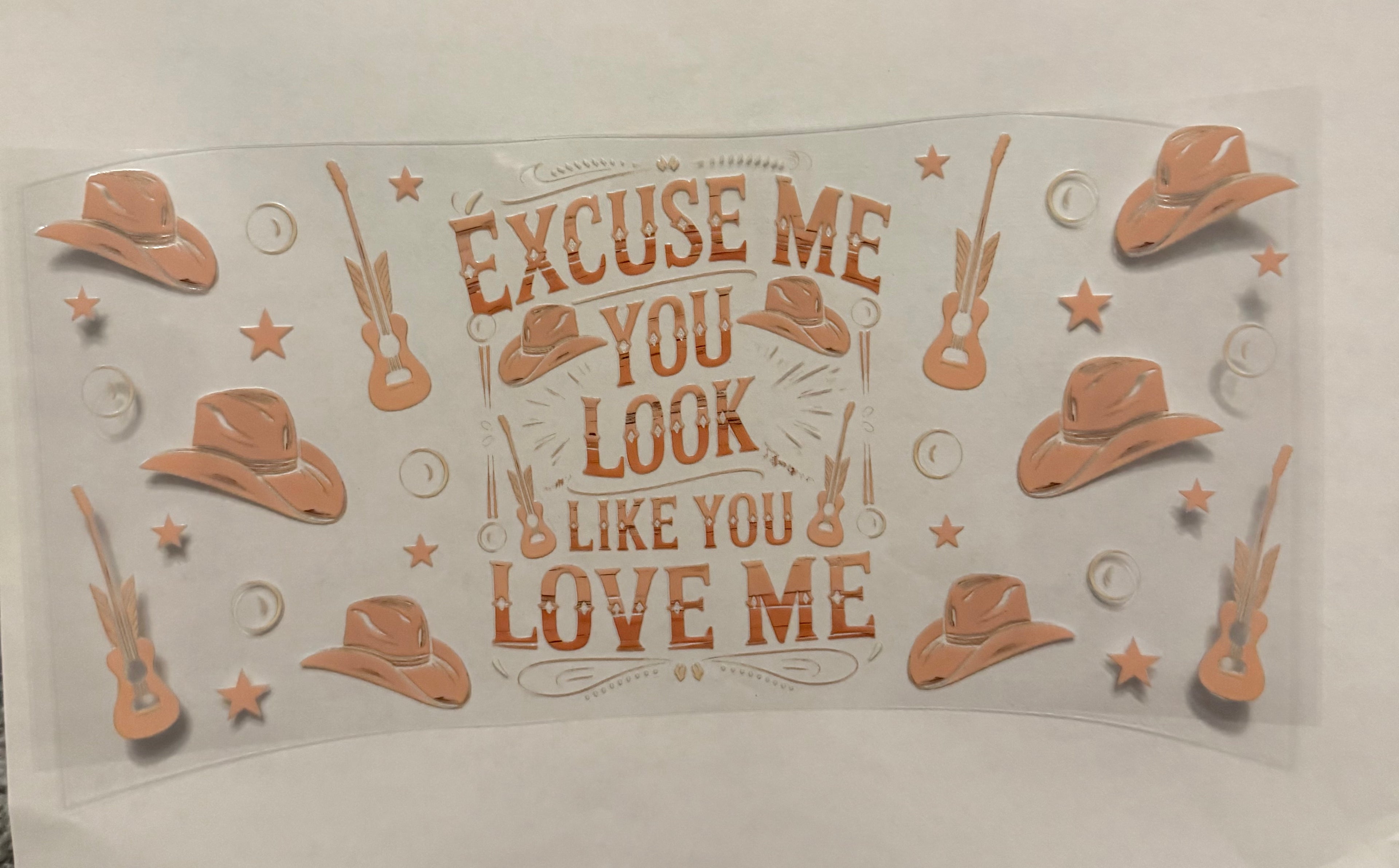 You look like you love me
