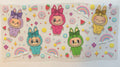 Labubus with rainbows