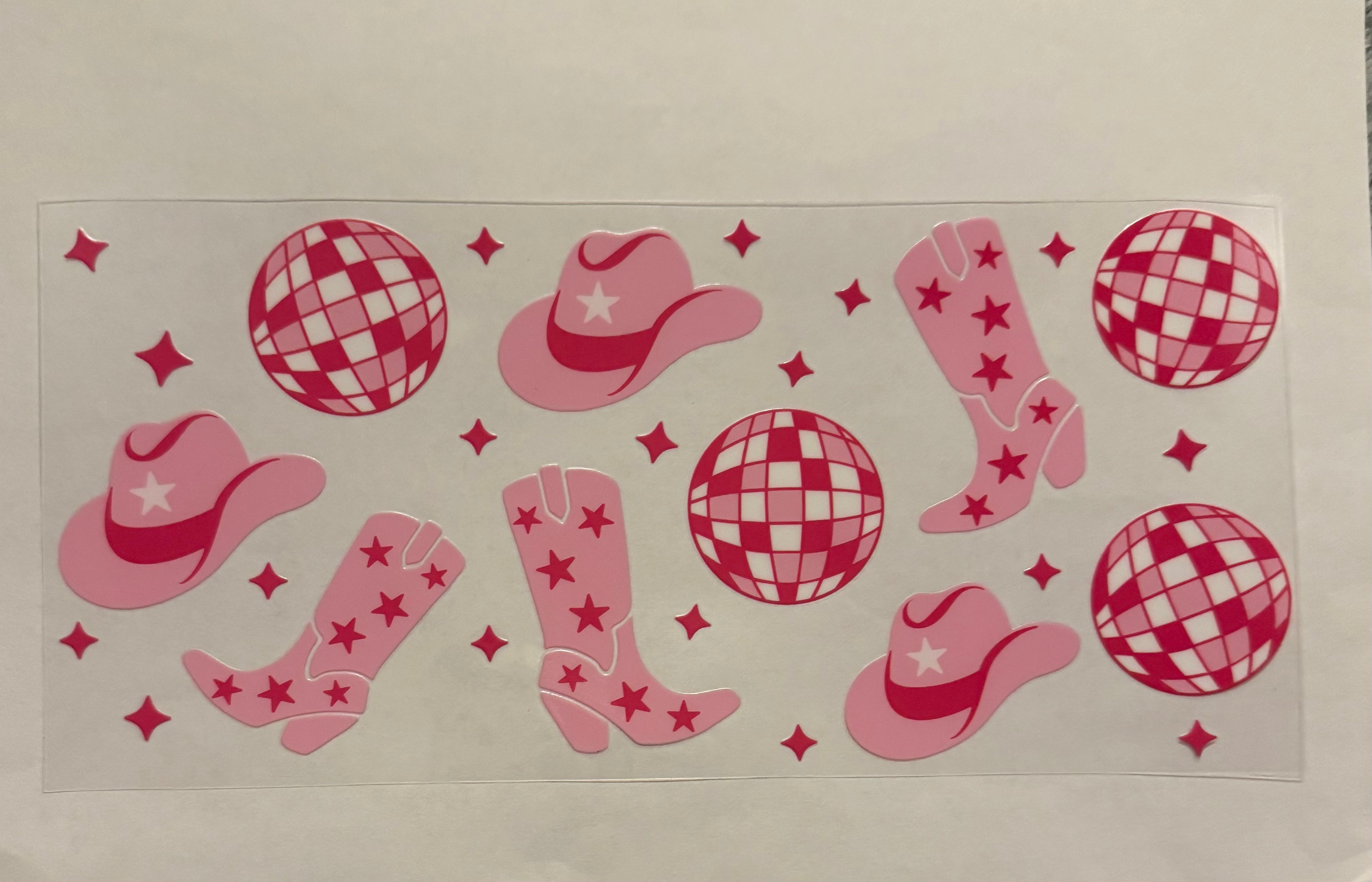 Pink disco and boots