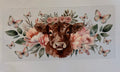 Cow with floral