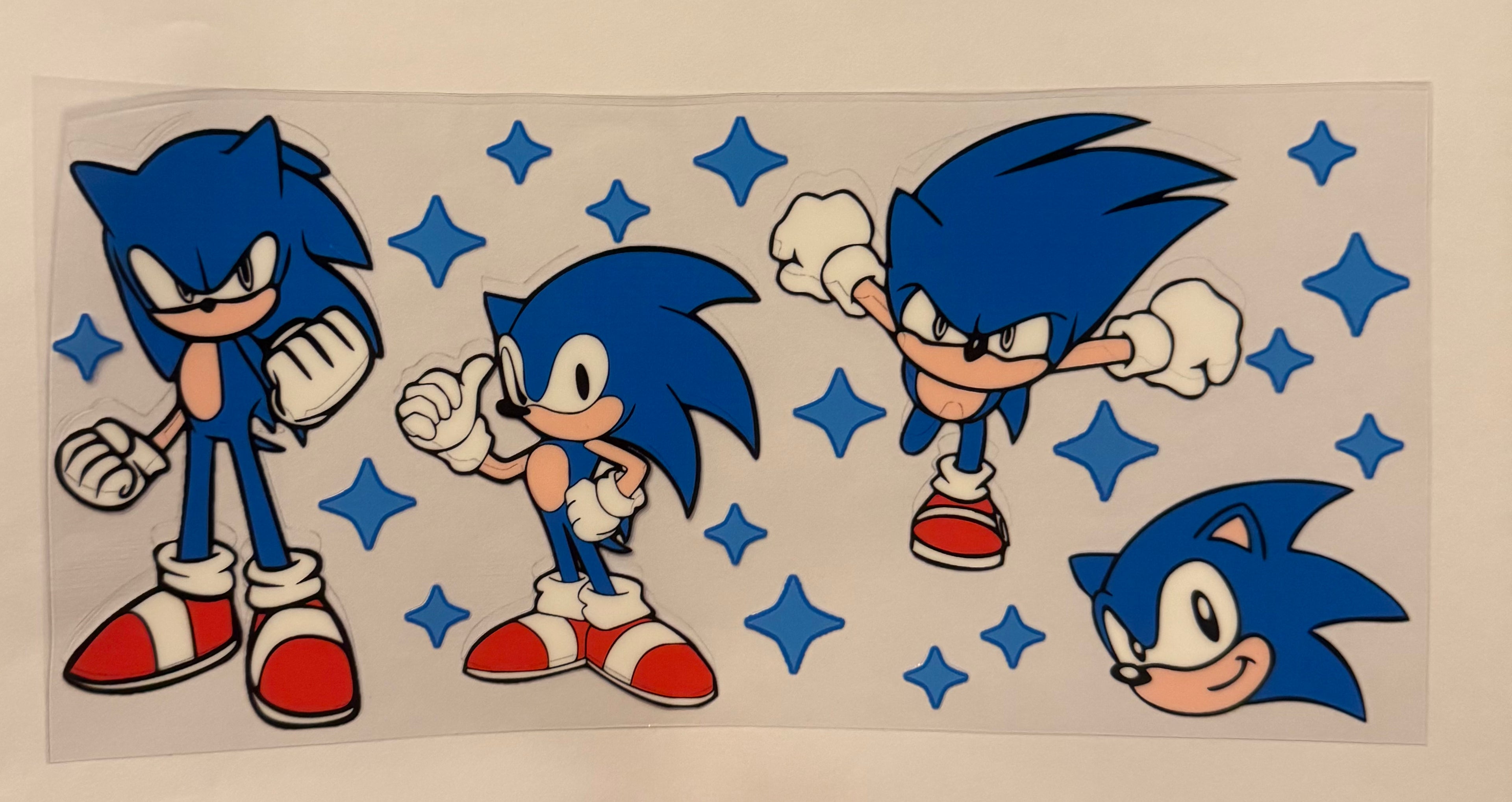 Sonic with blue stars