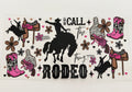 Rodeo bucking horse