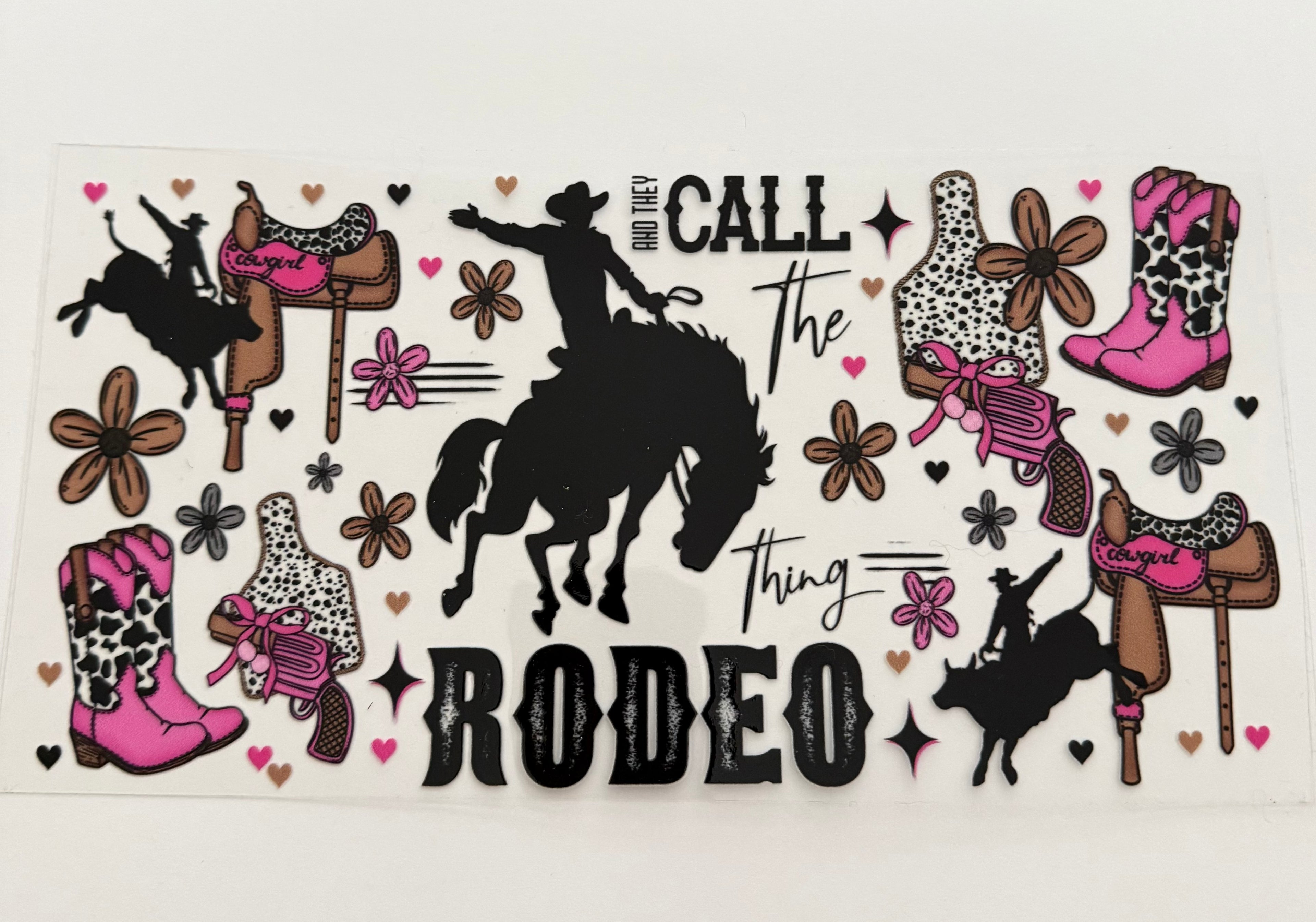 Rodeo bucking horse