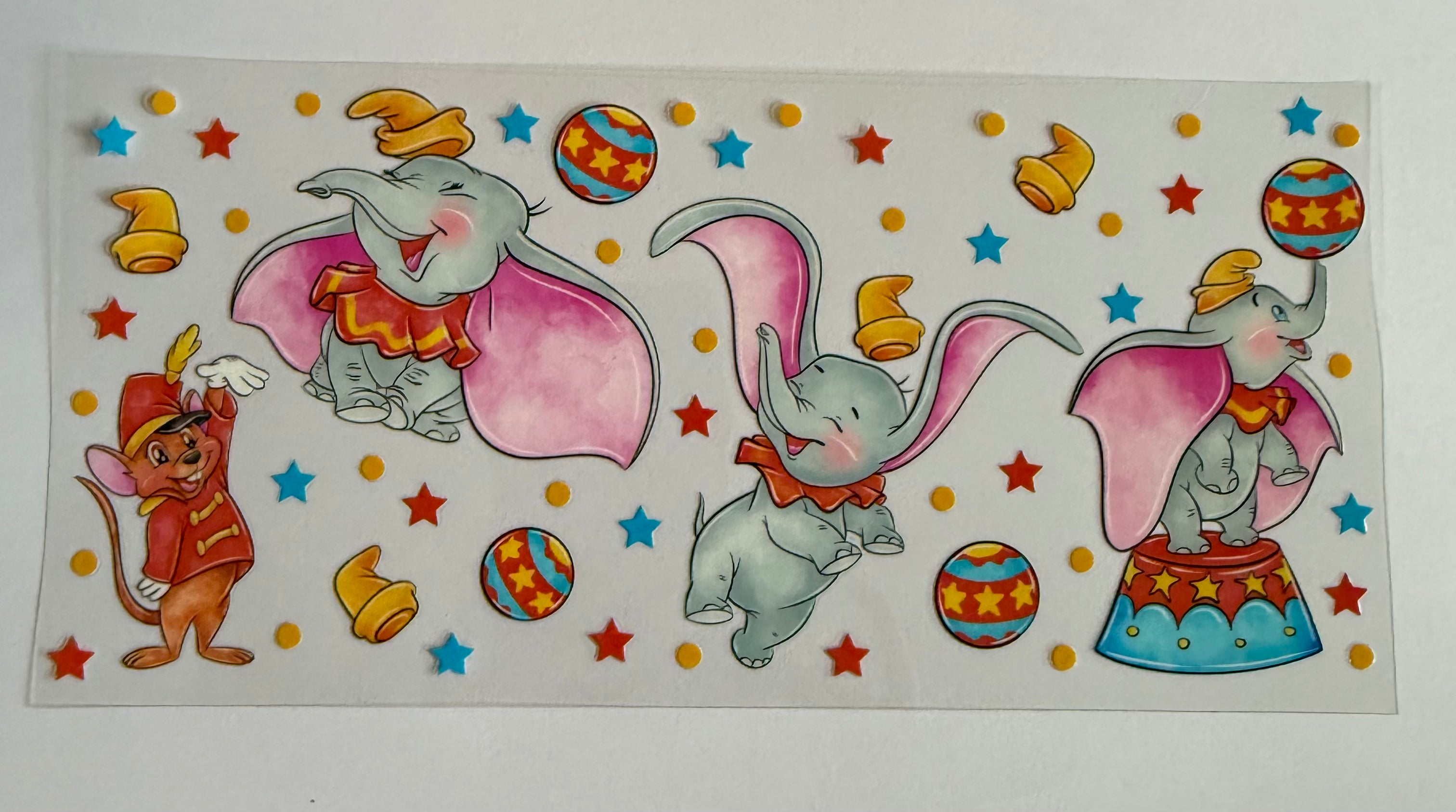 Dumbo and circus balls