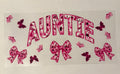 Auntie with bows and butterflies