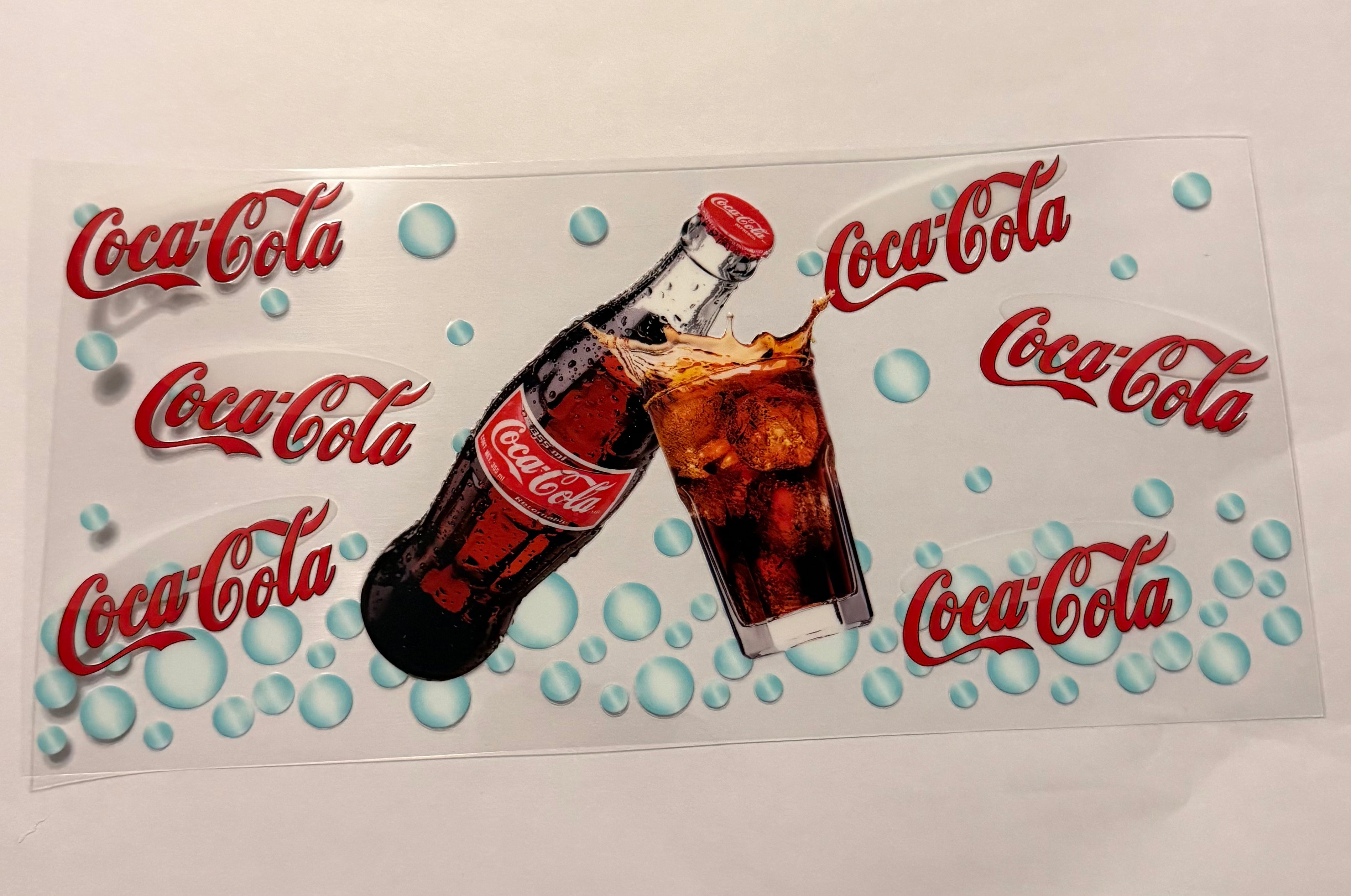 Coca Cola with bubbles