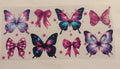 Galaxy butterflies with bows