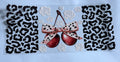 Cheetah print bow cherries