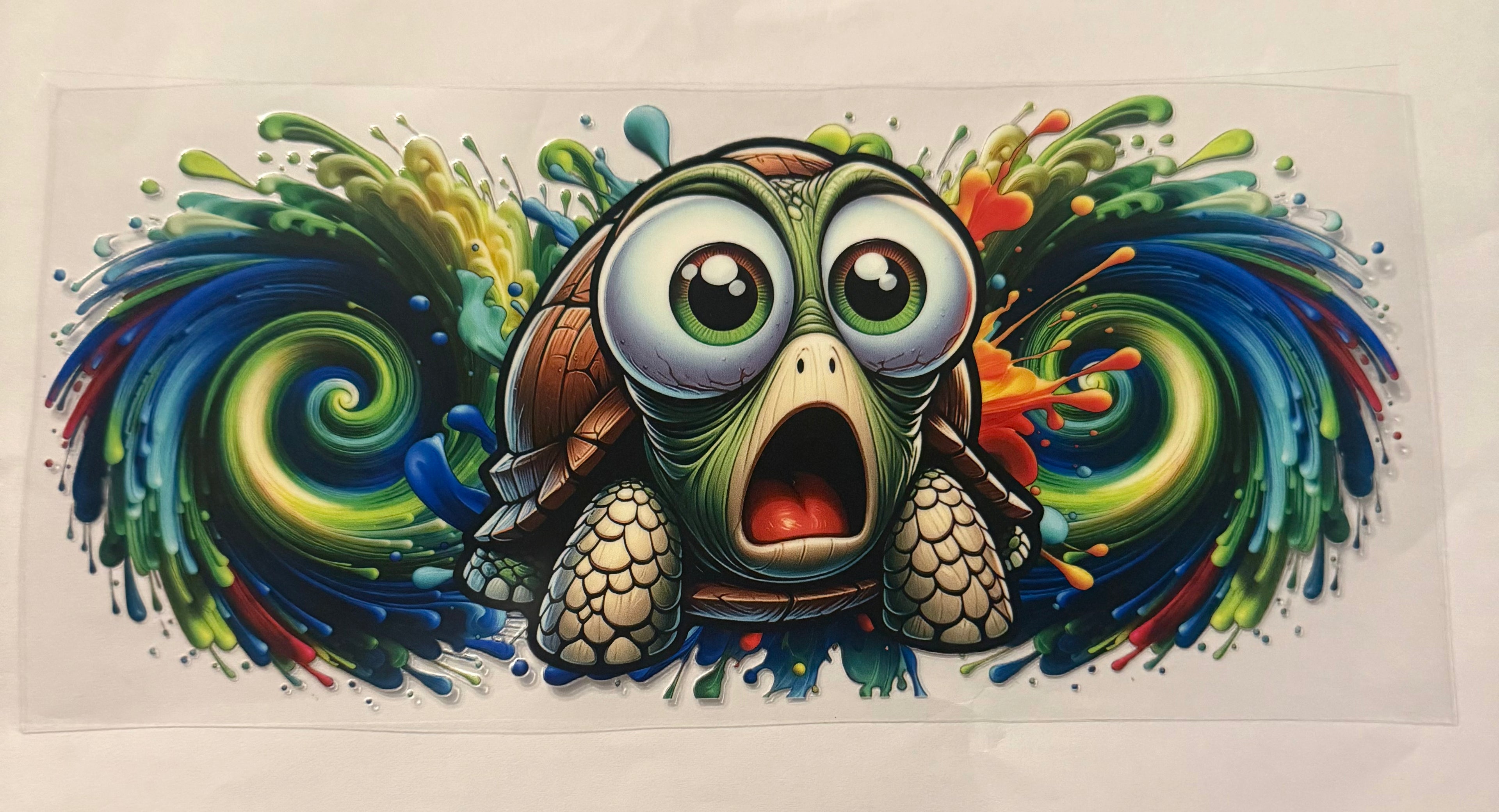 Turtle with wave