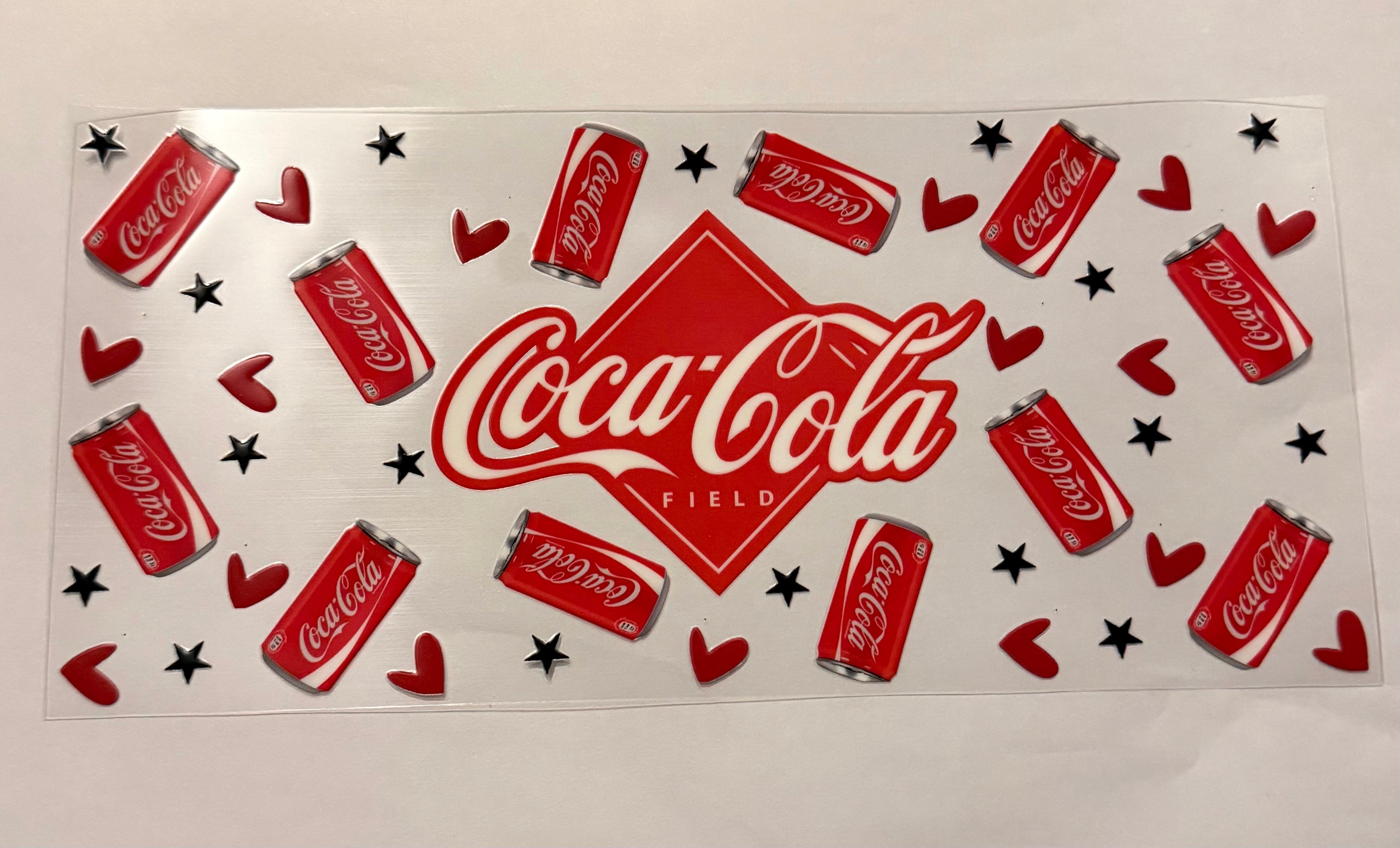 Coca Cola with Hearts and Stars