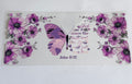 Purple Butterfly with Bible verse