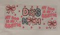 Dog Mom with pink bow