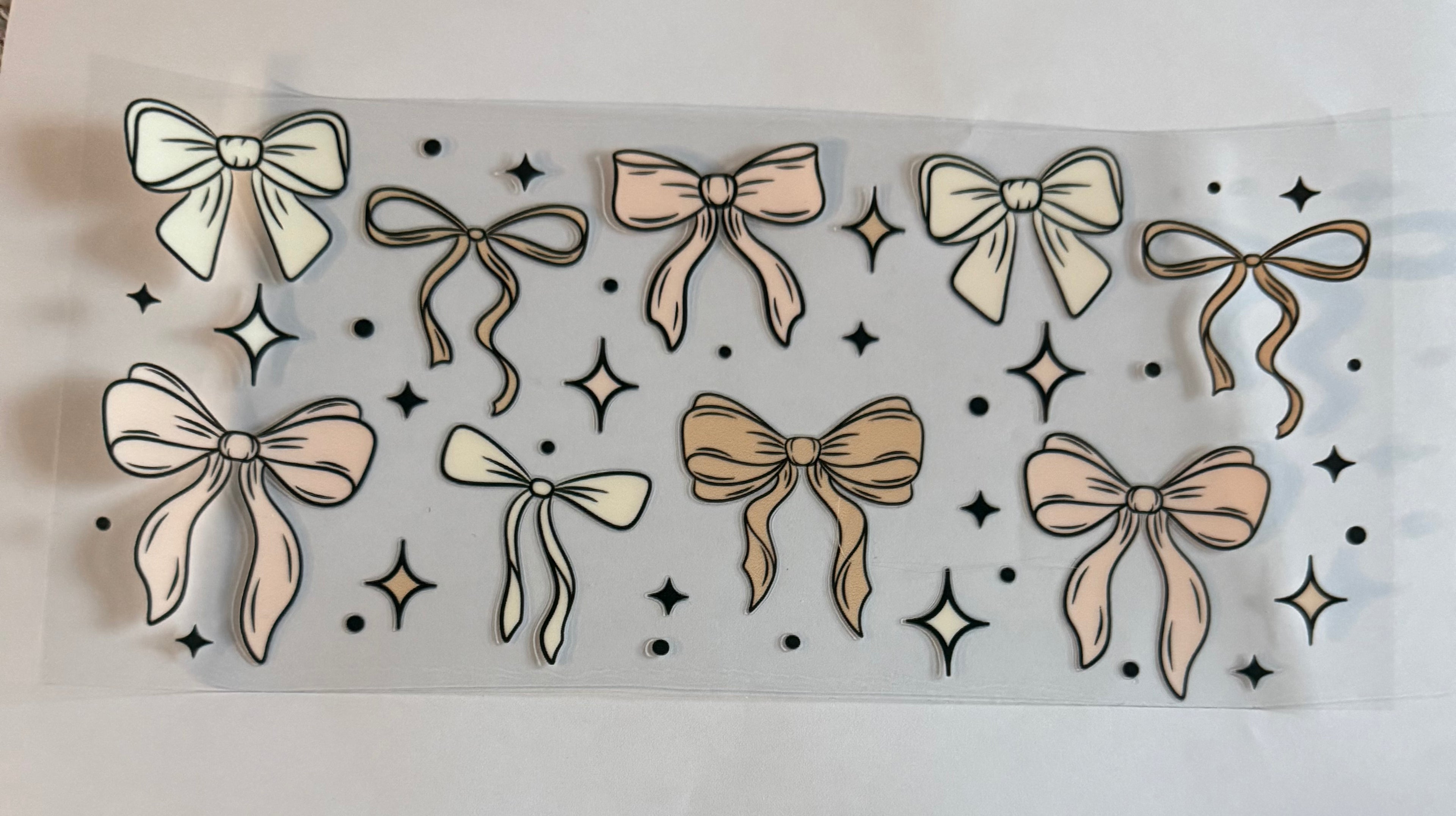 Bows with starts and dots