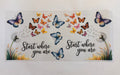 Butterflies with quote and dandelion