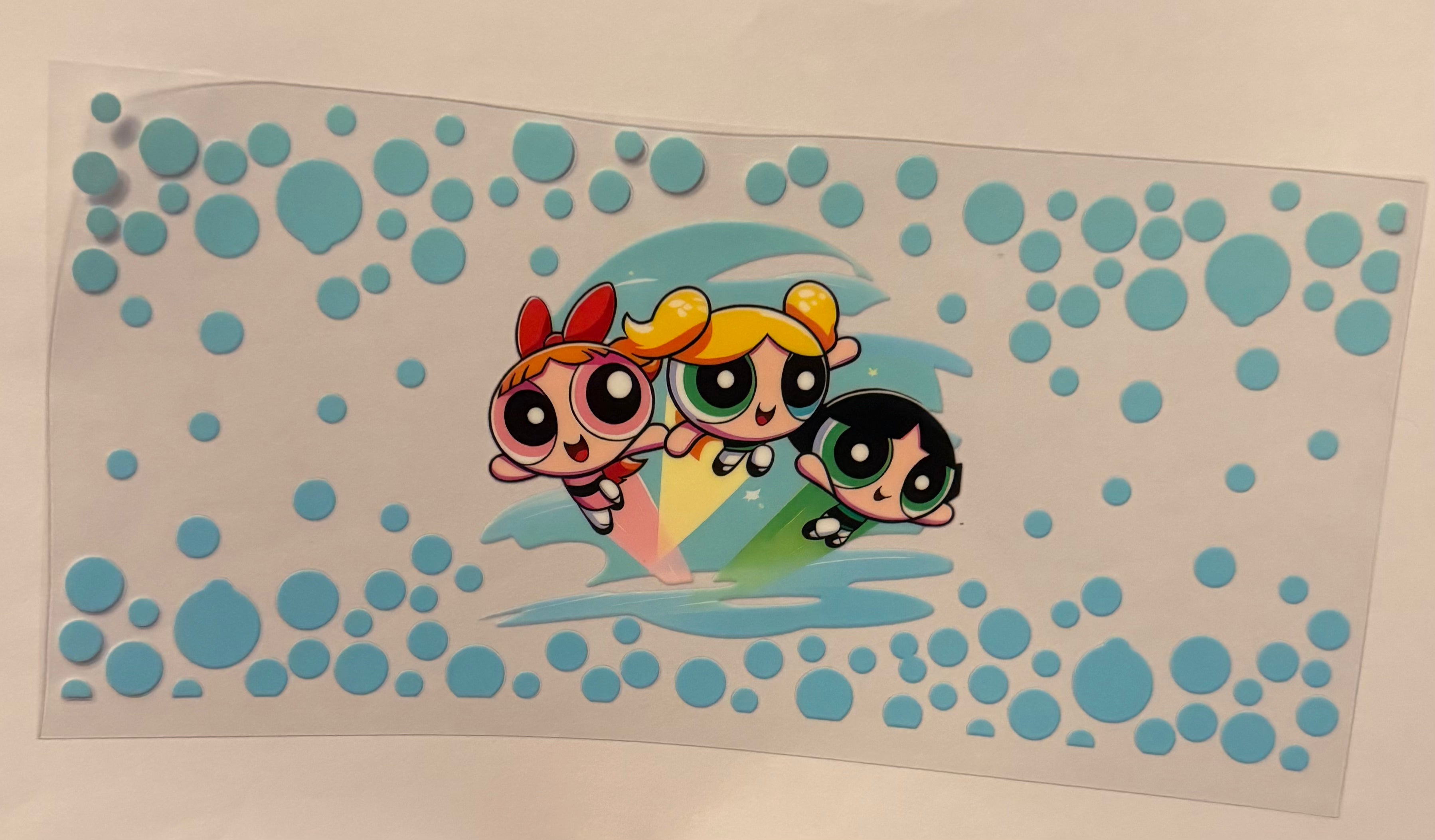 Power puff girls with bubbles
