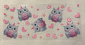 Owl with hearts