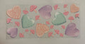 Pastel hearts with mushrooms