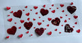 Valentine’s Day flower hearts