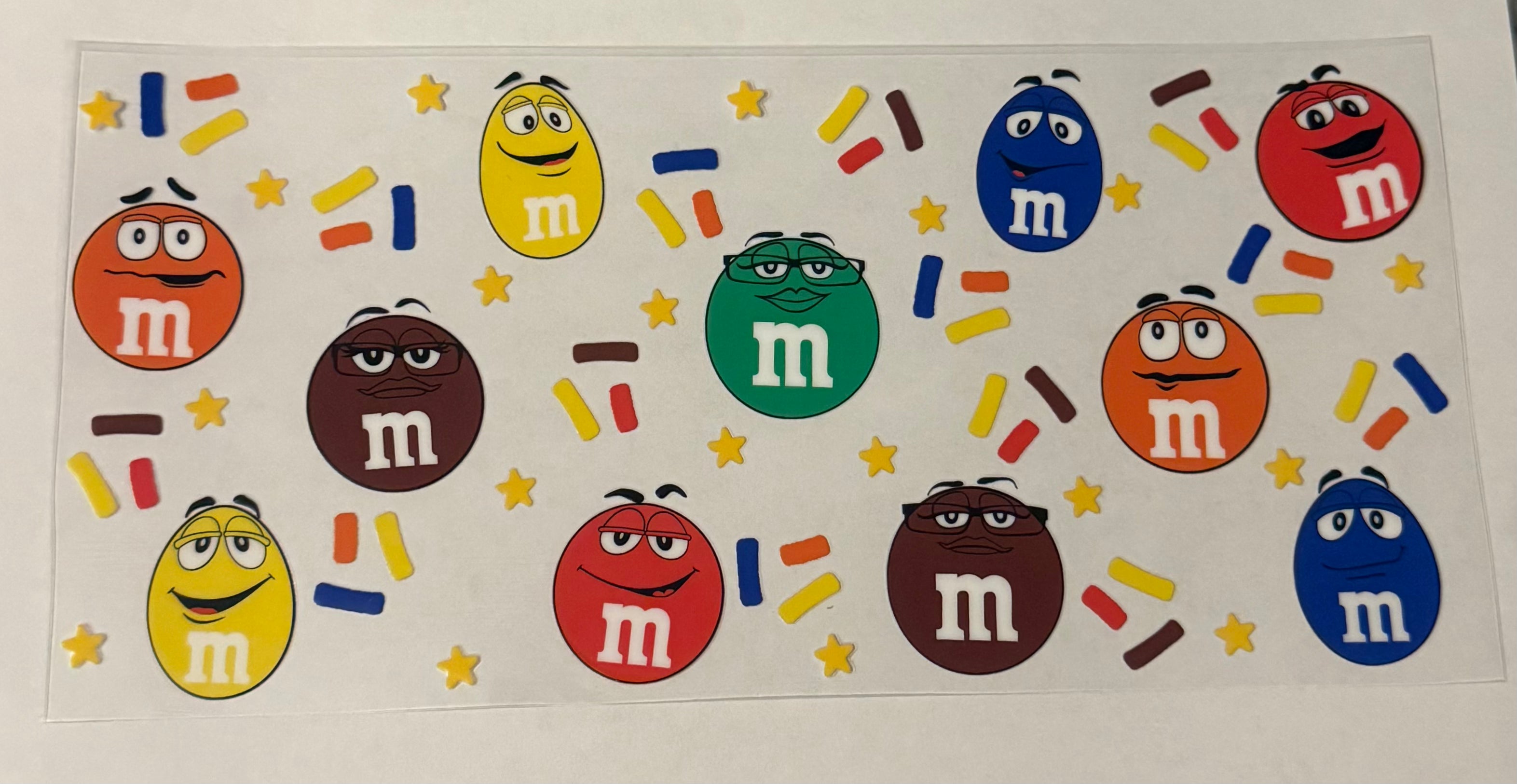 M&m’s and sprinkles