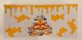 Winnie the Pooh with honey