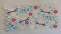 Pink birds with scenery