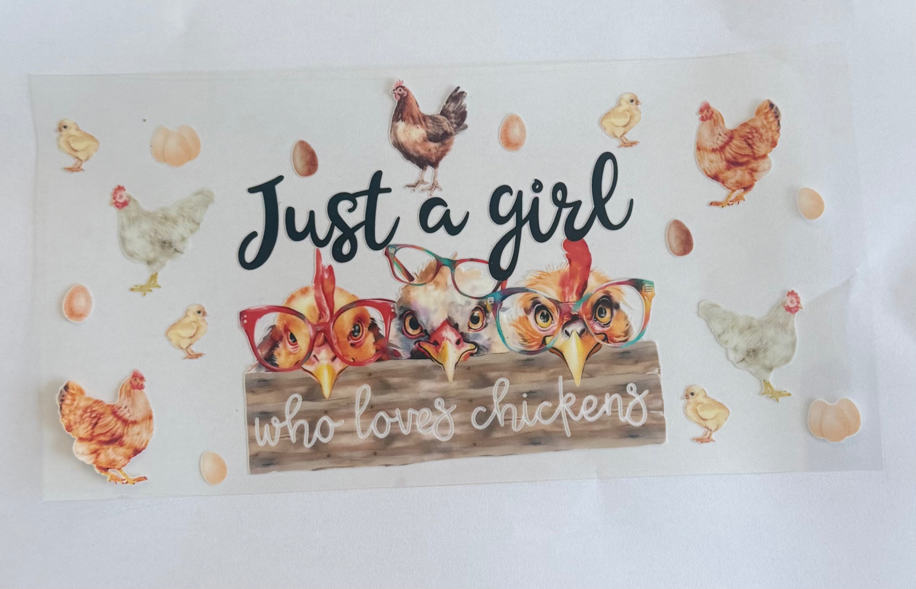 Just a girl who loves chickens
