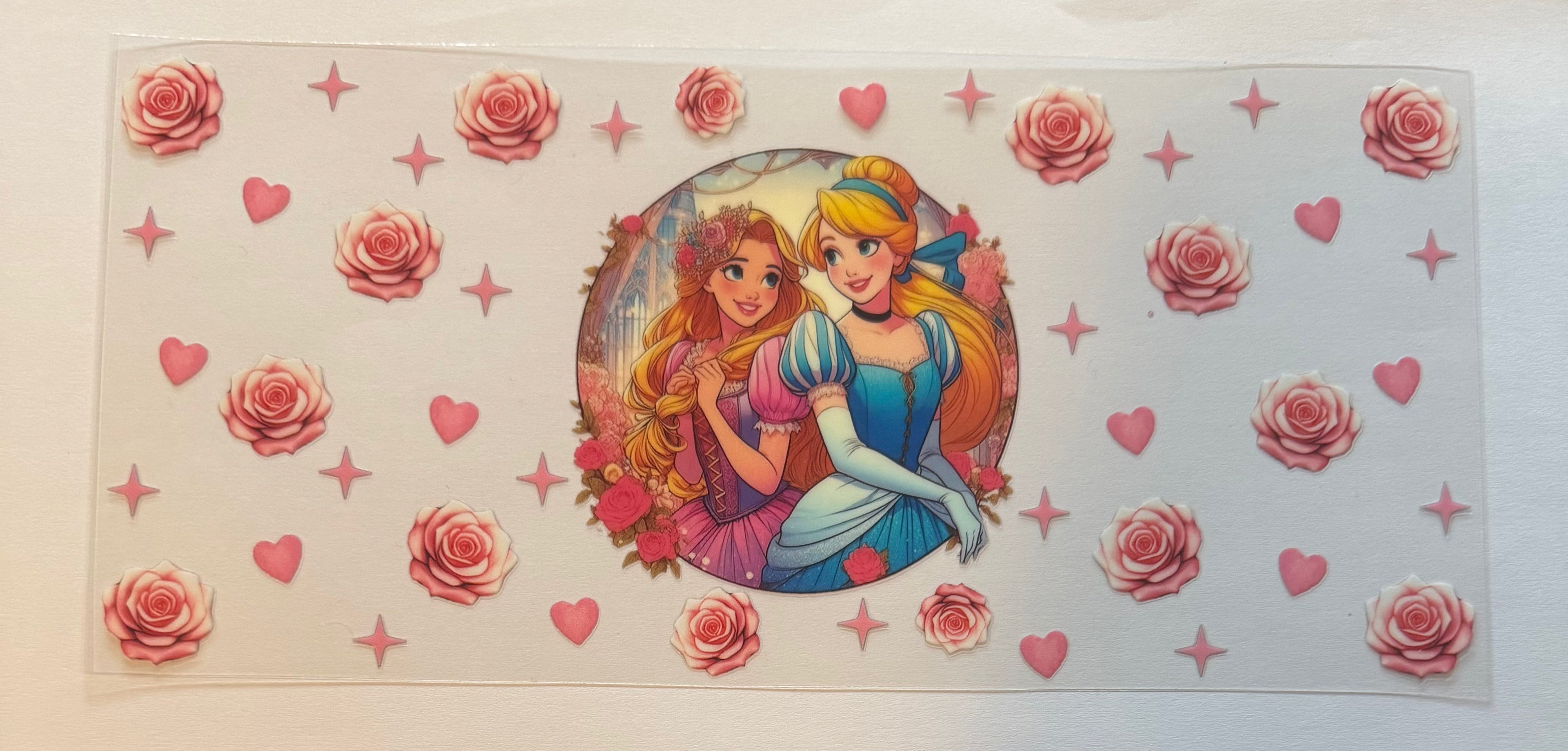Rapunzel and Cinderella with rose’s