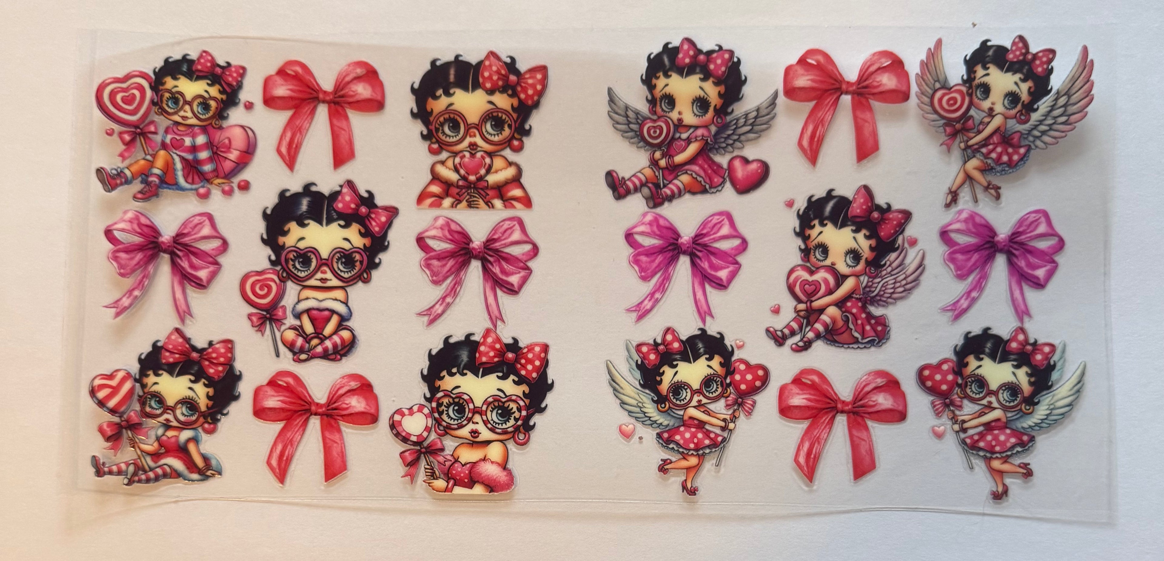 Betty boop with candy and bows
