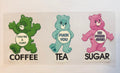 Different color adult Care Bears