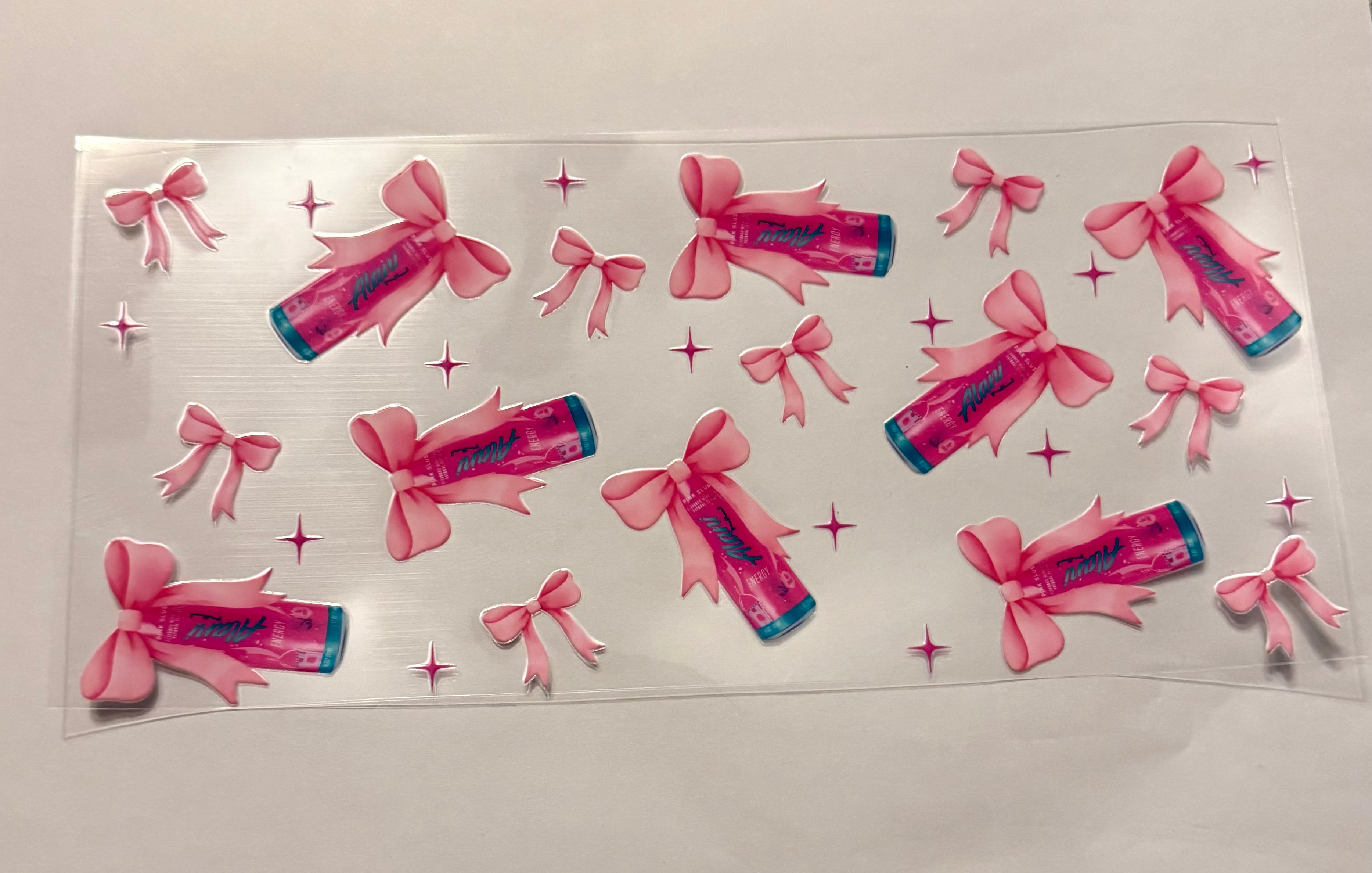 Pink Slush Alani stars and bows