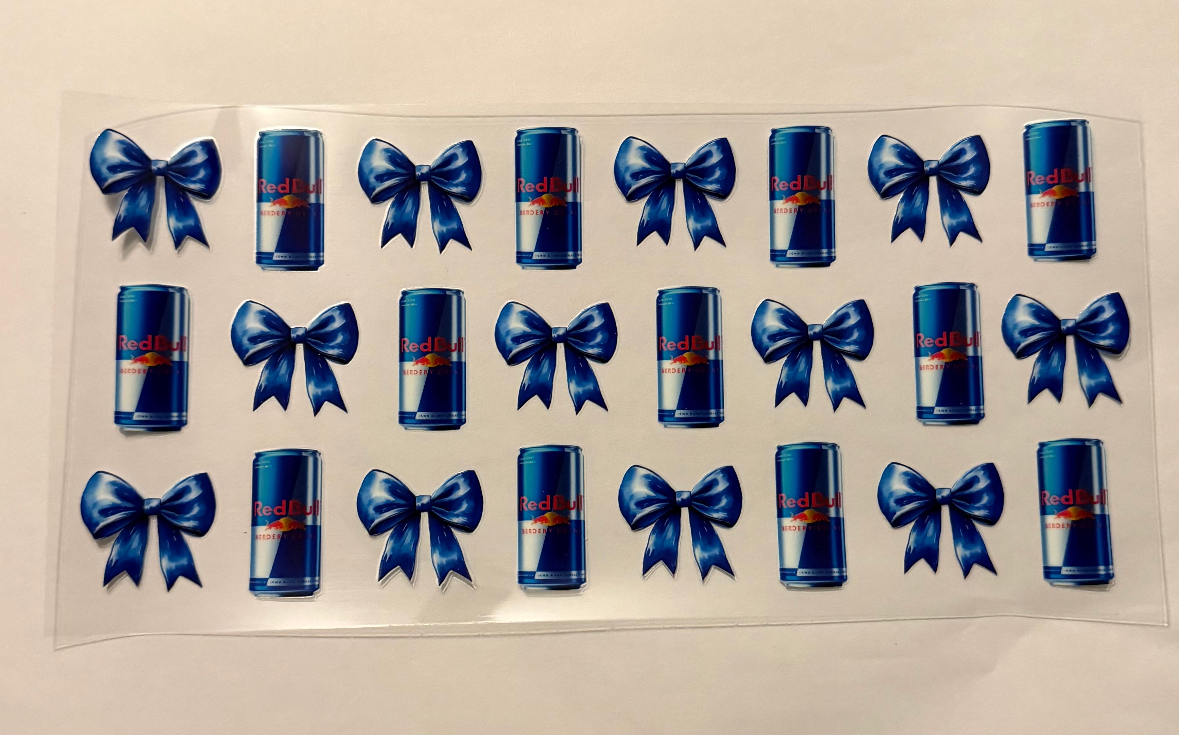 Redbull and bows