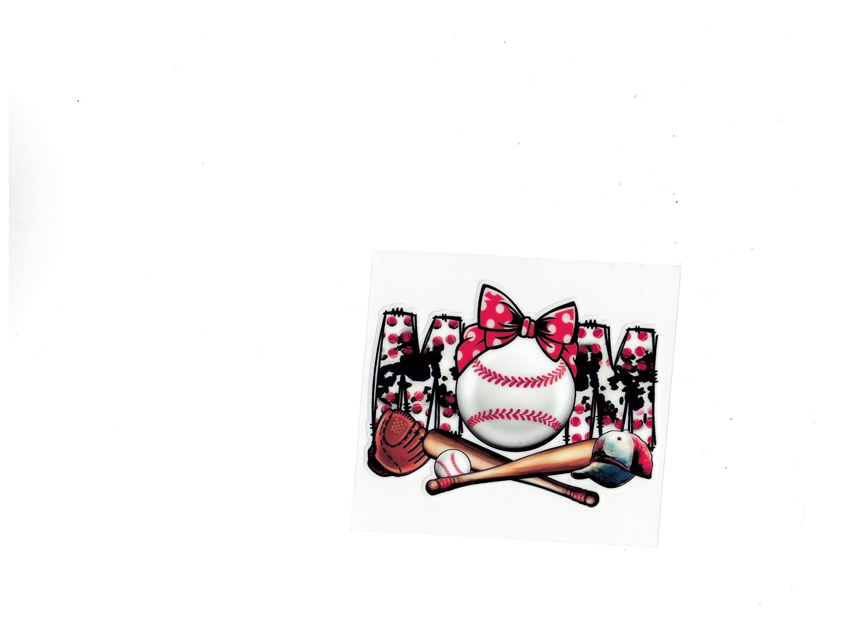 glow in the dark baseball mom