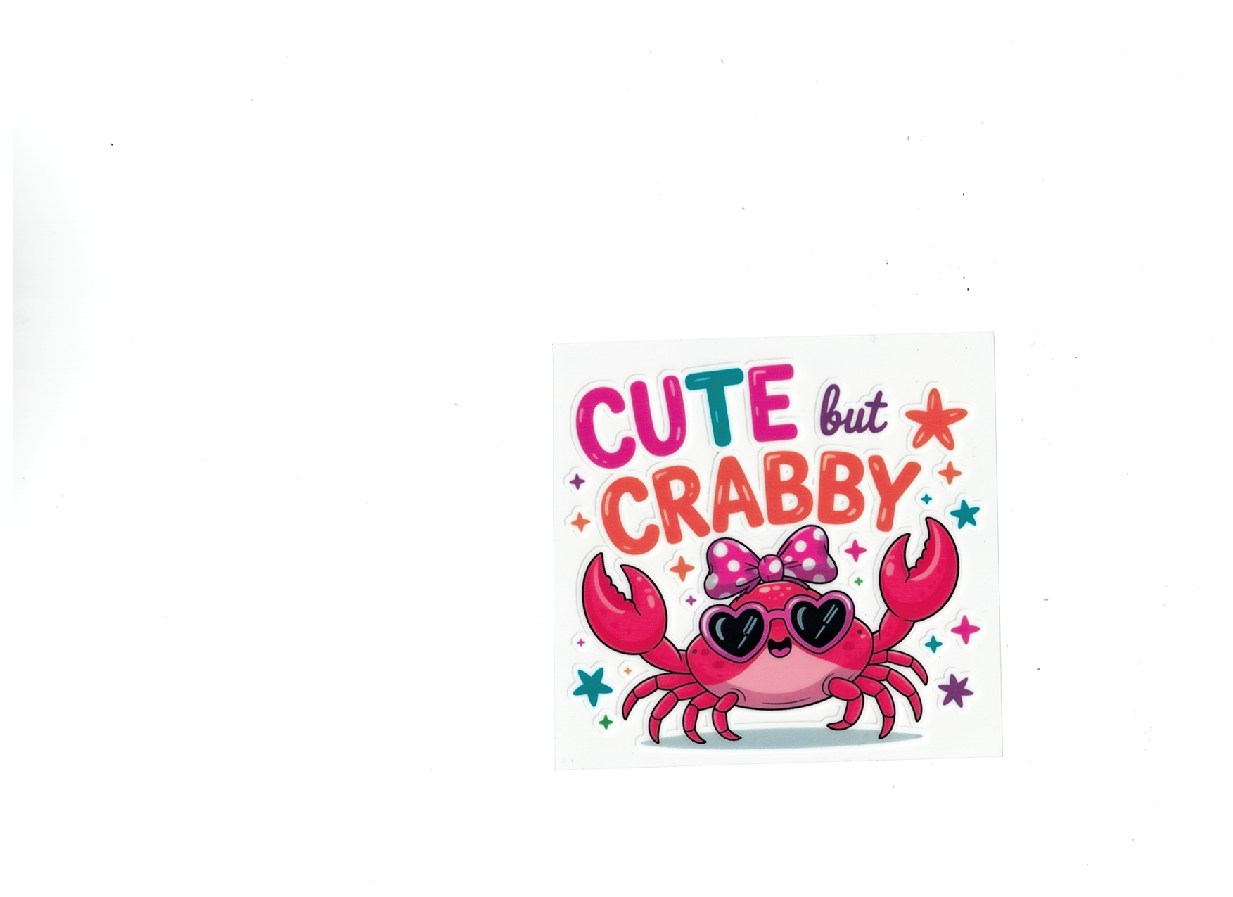 glow in the dark cute but crabby